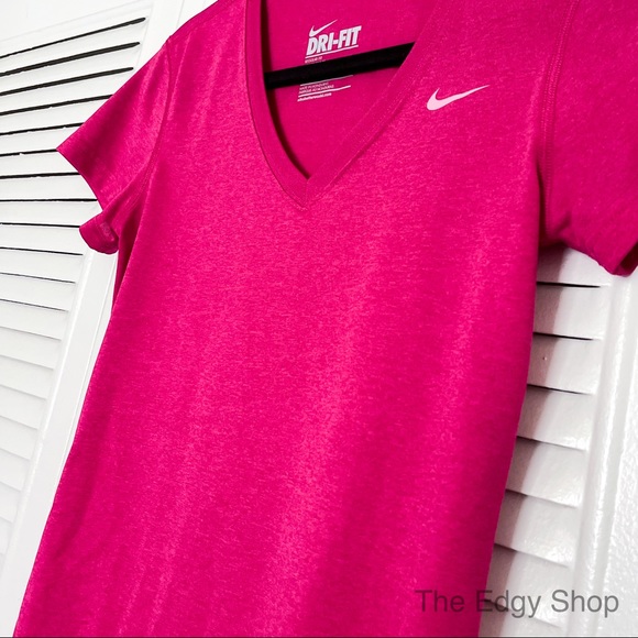 Nike | Dri Fit Regular Fit V-Neck Short Sleeved T-Shirt - Picture 2 of 6